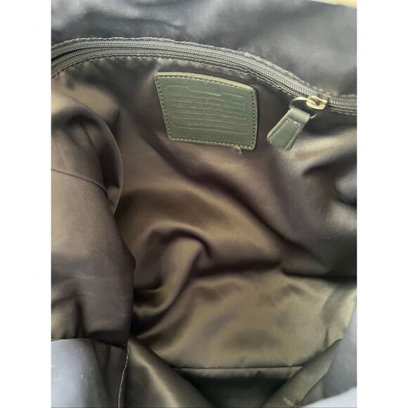 Coach Silver Gray Penelope Optic Jacquard C Monogram Hobo Shoulder Bag F17476 - Picture 6 of 12